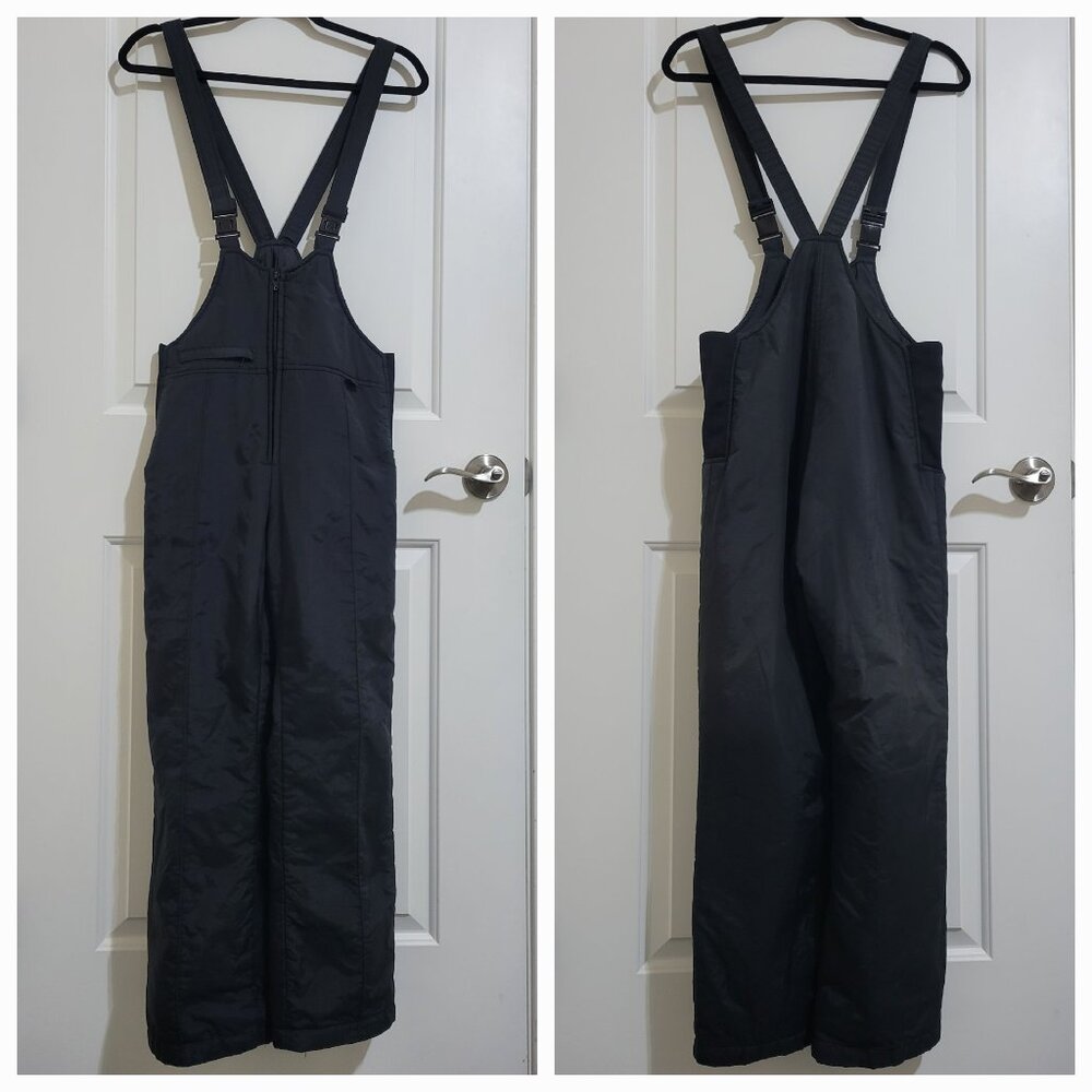 SKIGEAR Snowboarding Skiing Ski Bibs Overall Black Youth L